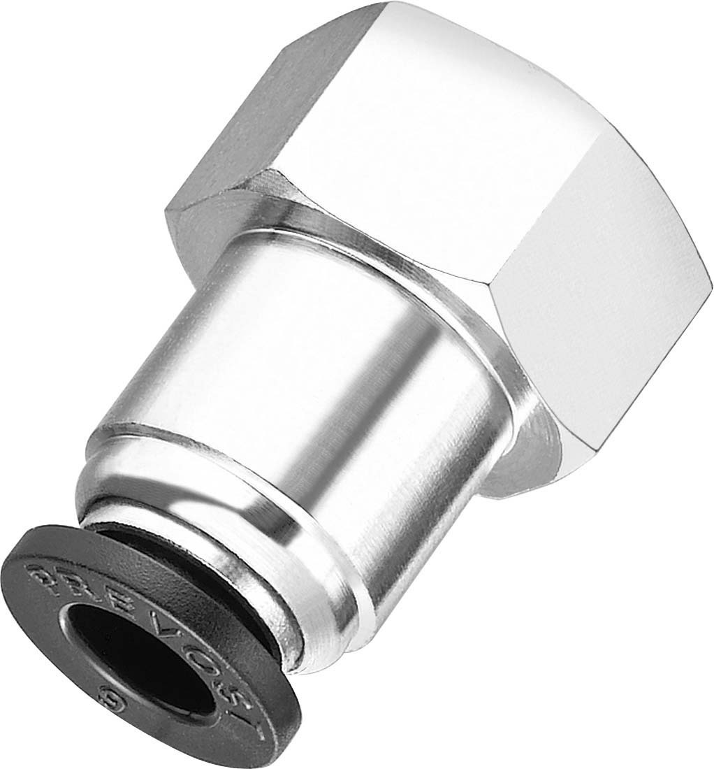 10 raccords 8mm g1/4 instantane droit femelle cylindrique - 01731