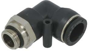 10 raccords 10mm g1/4 coude 90ø male cylindrique orientable - 01748