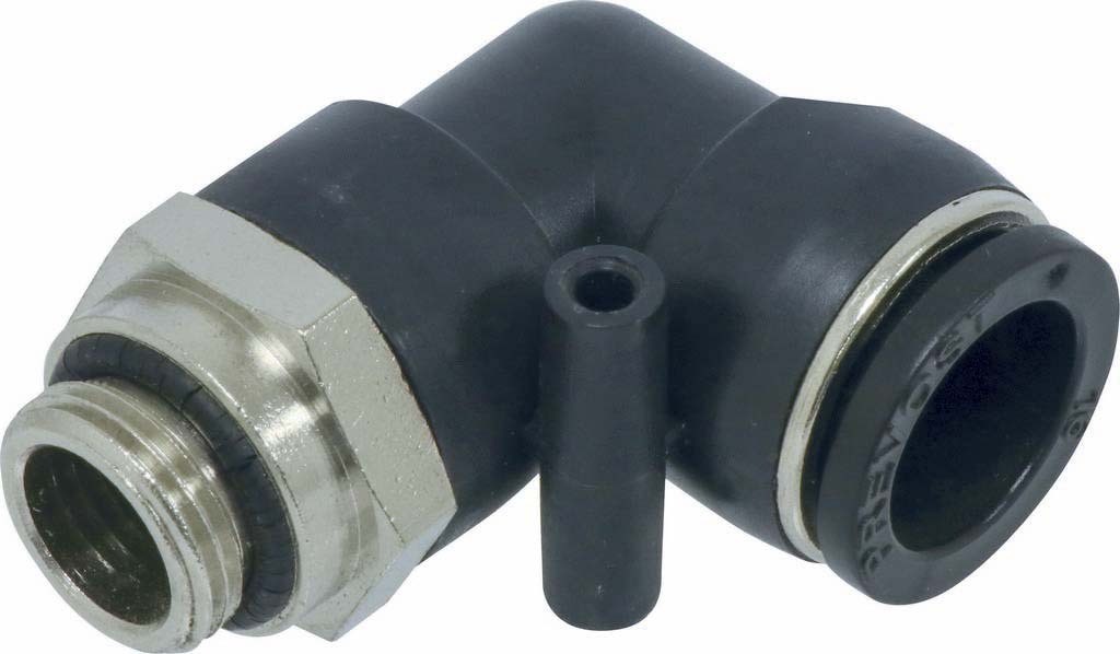 5 raccords 16mm g3/8 coude 90ø male cylindrique orientable - 01749