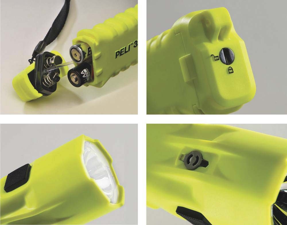 Lampe torche led 138 lumens à piles atex zone 0 PELI - 02260