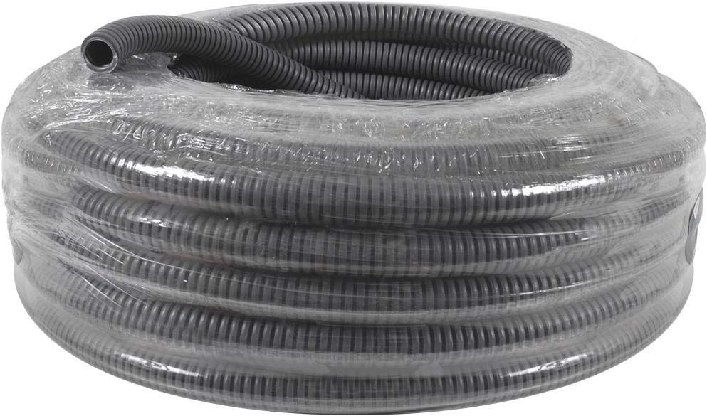 Gaine annelée avec tire-fil - Gris - 3339