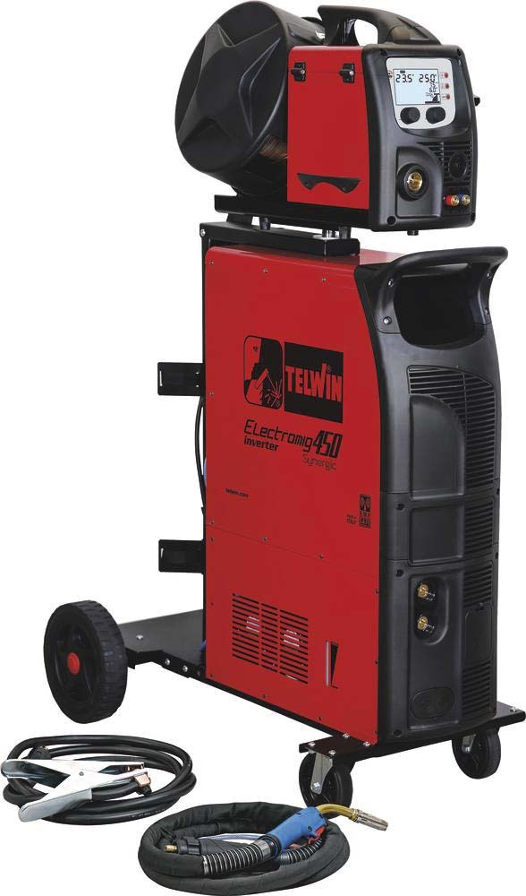 Poste à souder MIG-MAG/FLUX/BRASAGE/MMA/TIG DC-LIFT 230/400V Electromig 450 Synergic Aqua - 5402