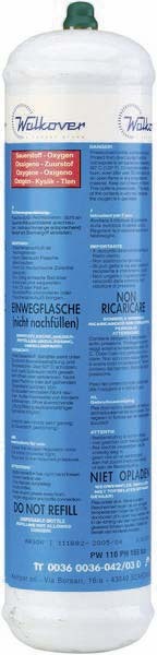 Cartouche oxygene non rechargeable pour kit 05736 KEMPER - 05688