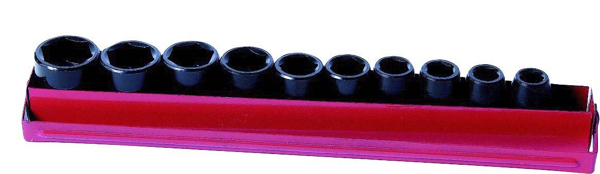 Jeu 10 douilles choc 1/2' du 11 au 24mm dt DRAKKAR TOOLS - 06388