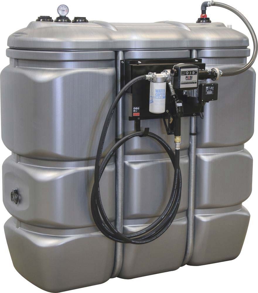 Cuve de stockage fuel PEHD double paroi 1500L - 8128