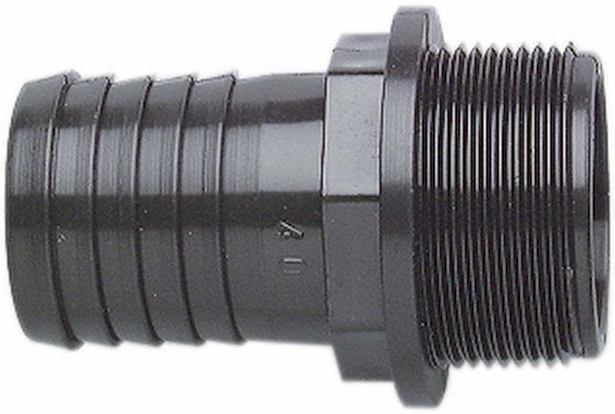 Raccord male/male droit 1'1/2x40pvc - 08289