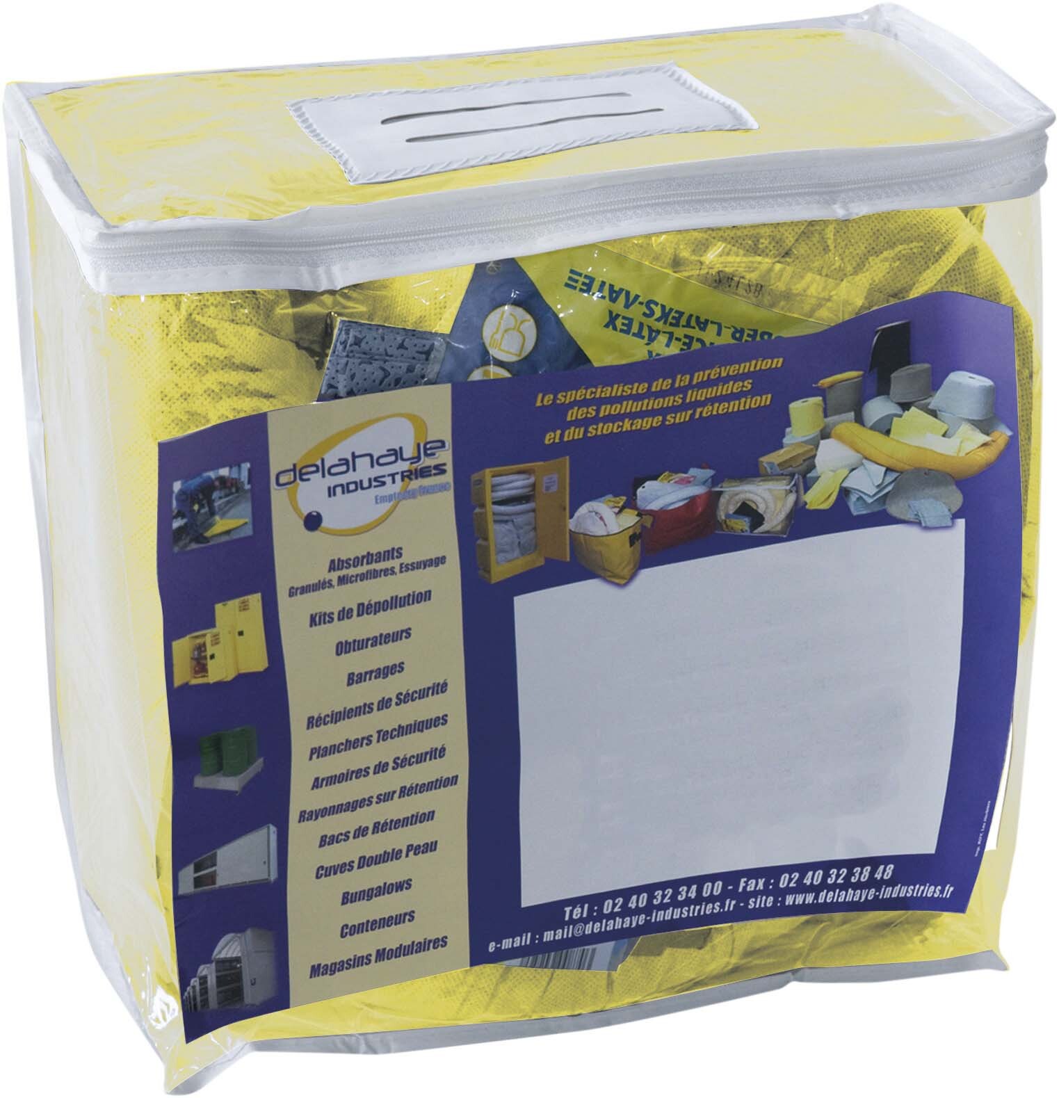 KIT INTERVENTION P/ PRDT CHIMIQUE CAPACITE ABSORP 20L -08348