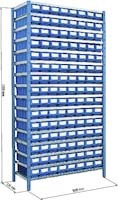 Etagere metallique p/120 casiers TAYG - 09051