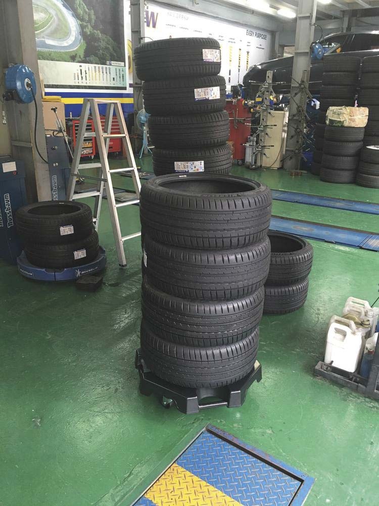 Chariot de manutention pour pneus 600mm 150kg DRAKKAR EQUIPEMENT - 09110
