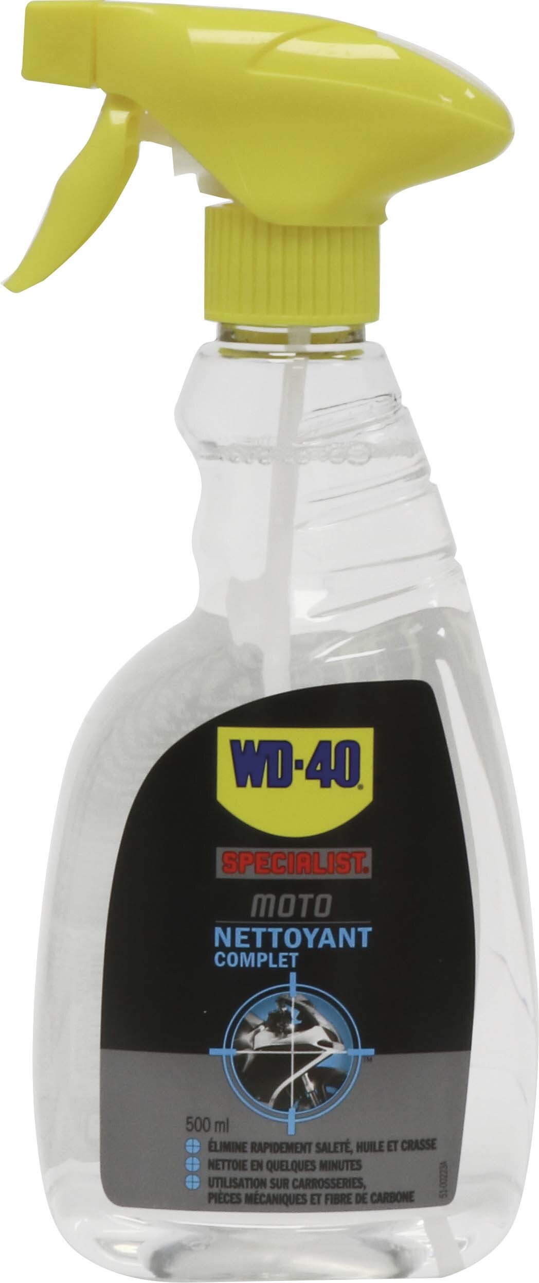 PULVERISATEUR 500ML WD40 MOTO NETTOYANT COMPLET - 09859