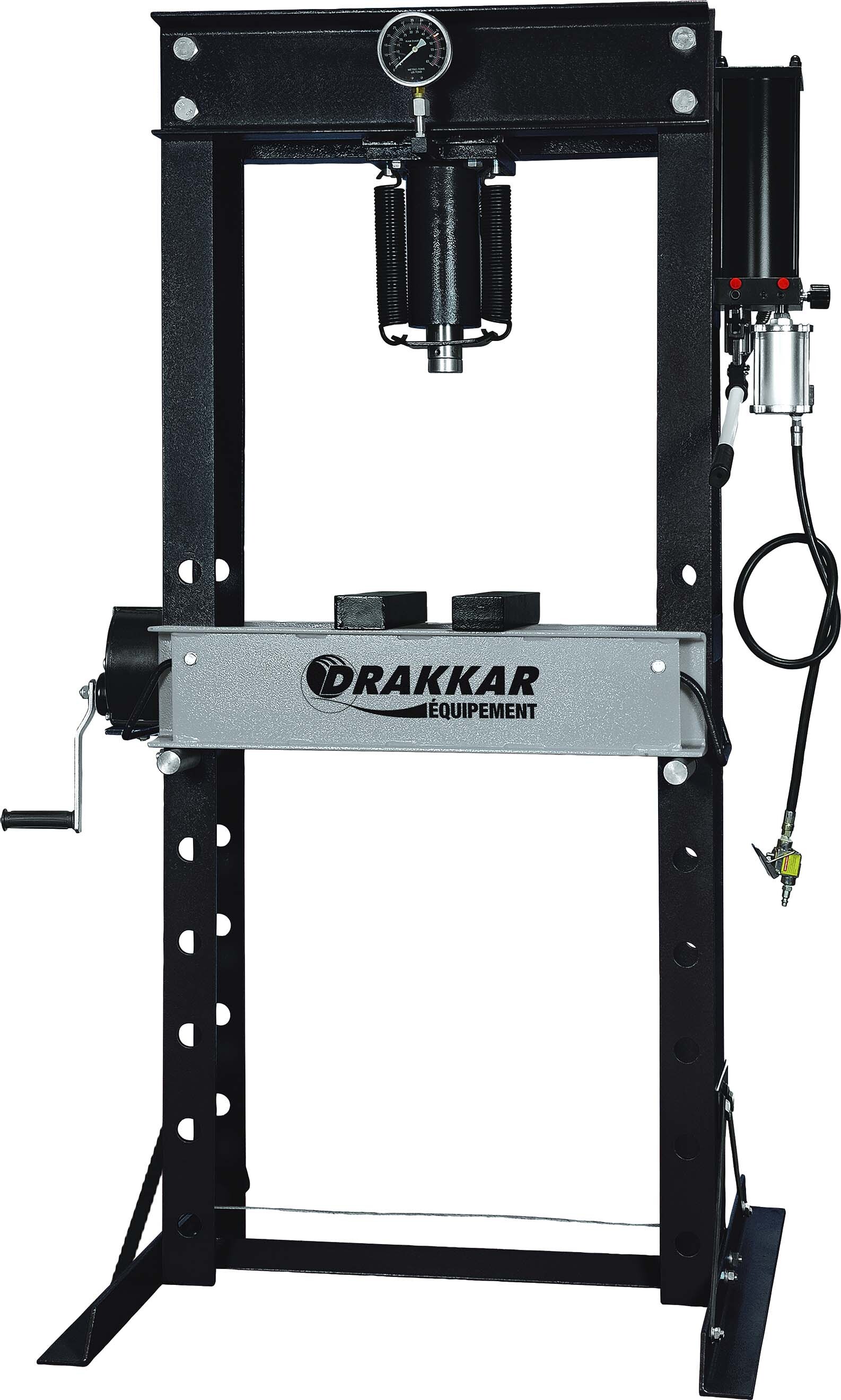 Presse d'atelier manuelle et pneumatique 40t DRAKKAR EQUIPEMENT - 10535