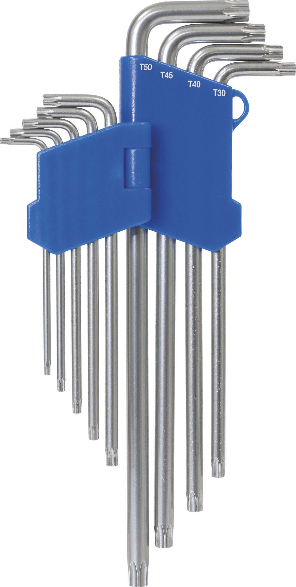 9 cles tx long.coudees trouees/carte dt DRAKKAR TOOLS - 10667