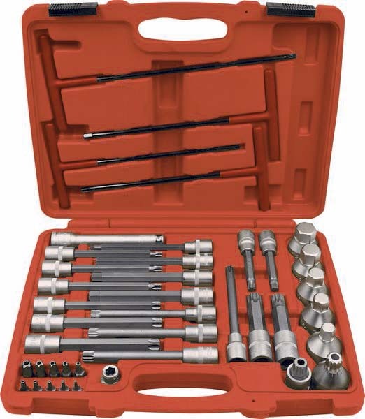 Coffret 41 douilles et embouts extra longs DRAKKAR TOOLS - 10775