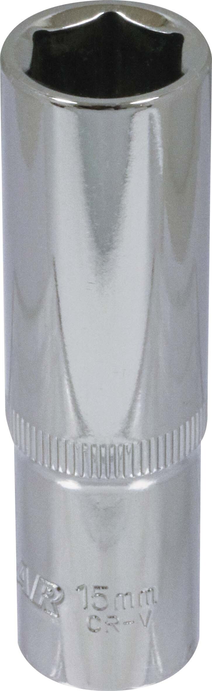 Douille longue 1/2' taille 15 dt /carte DRAKKAR TOOLS - 10869