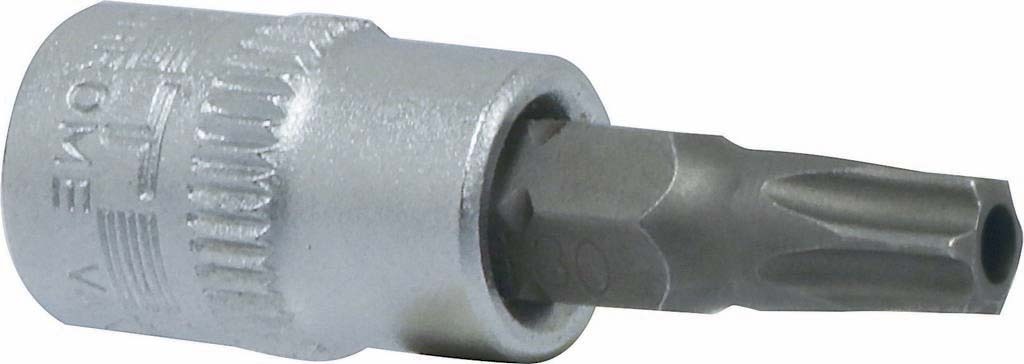 Douille 37mm embout torx perce 1/4' taille t8 dt DRAKKAR TOOLS - 12067