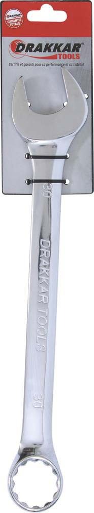 Cle mixte 30mm /carte dt full polish DRAKKAR TOOLS - 13903