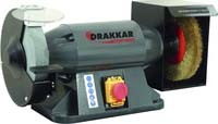 Touret à meuler meule / brosse ø 200 mm DRAKKAR EQUIPEMENT - 15527