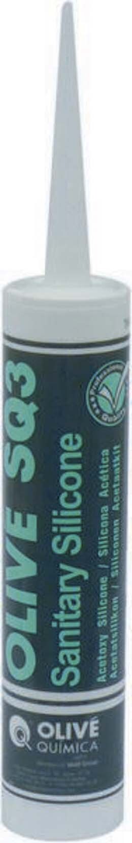 Cartouche silicone incol. sanitaire OLIVE - 15837