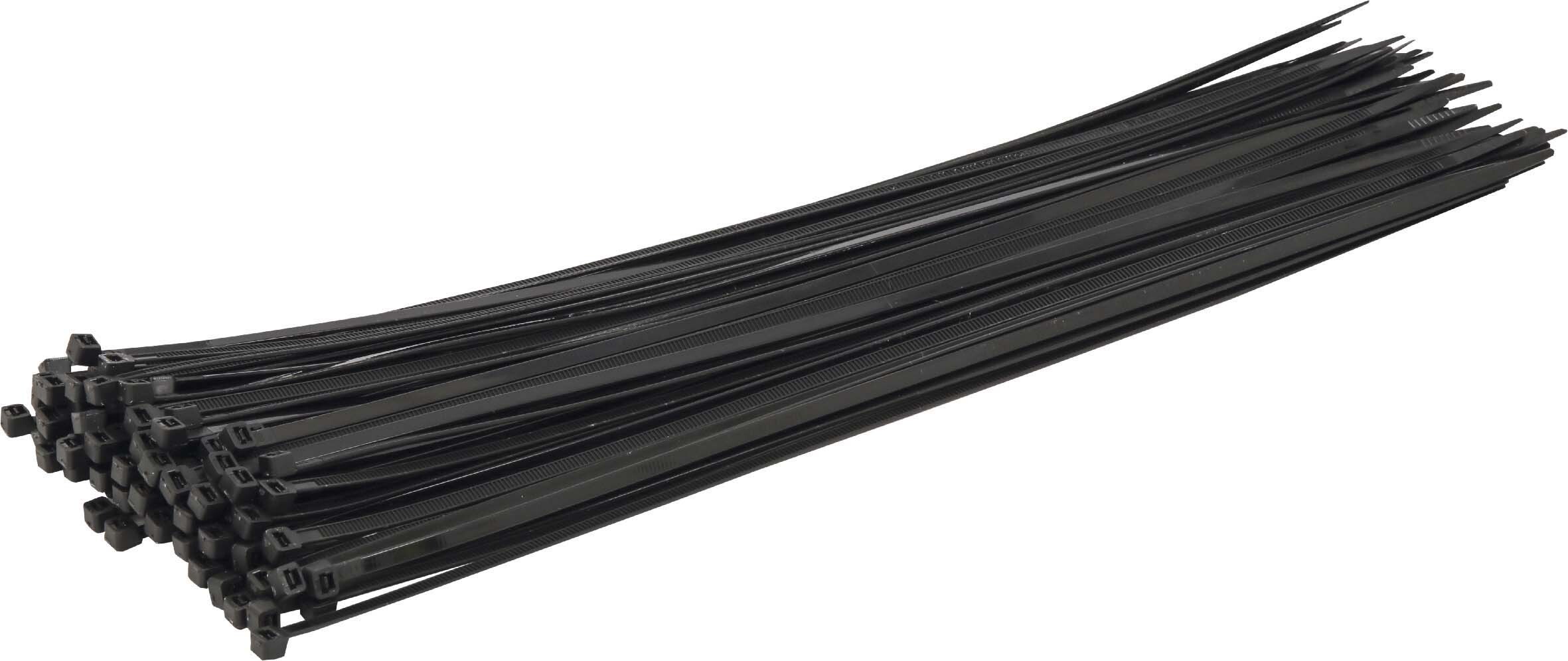100 COLLIERS NYLON 4.8X380 BLACK