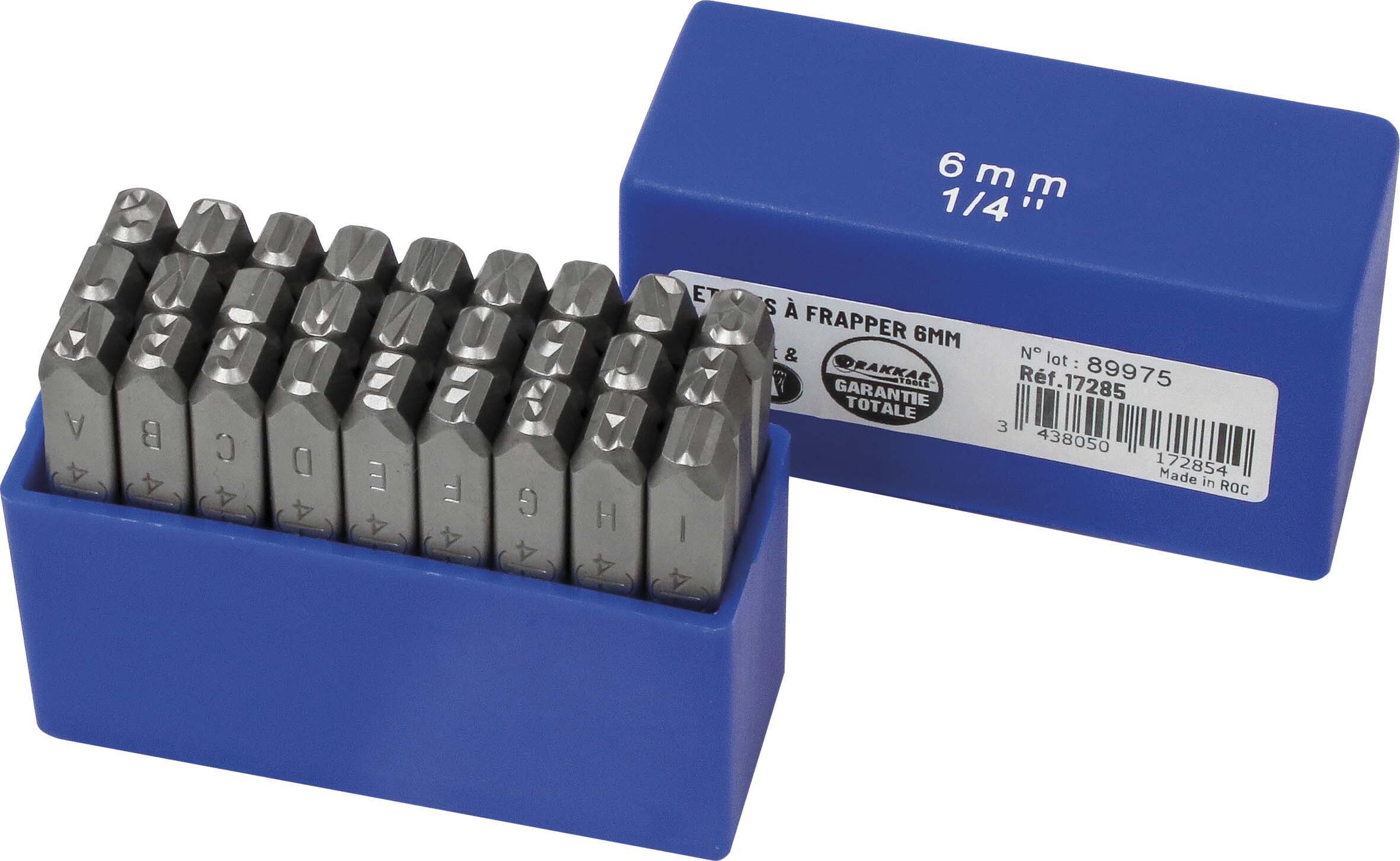 Lettre a frapper 6mm (1/4') DRAKKAR TOOLS - 17285