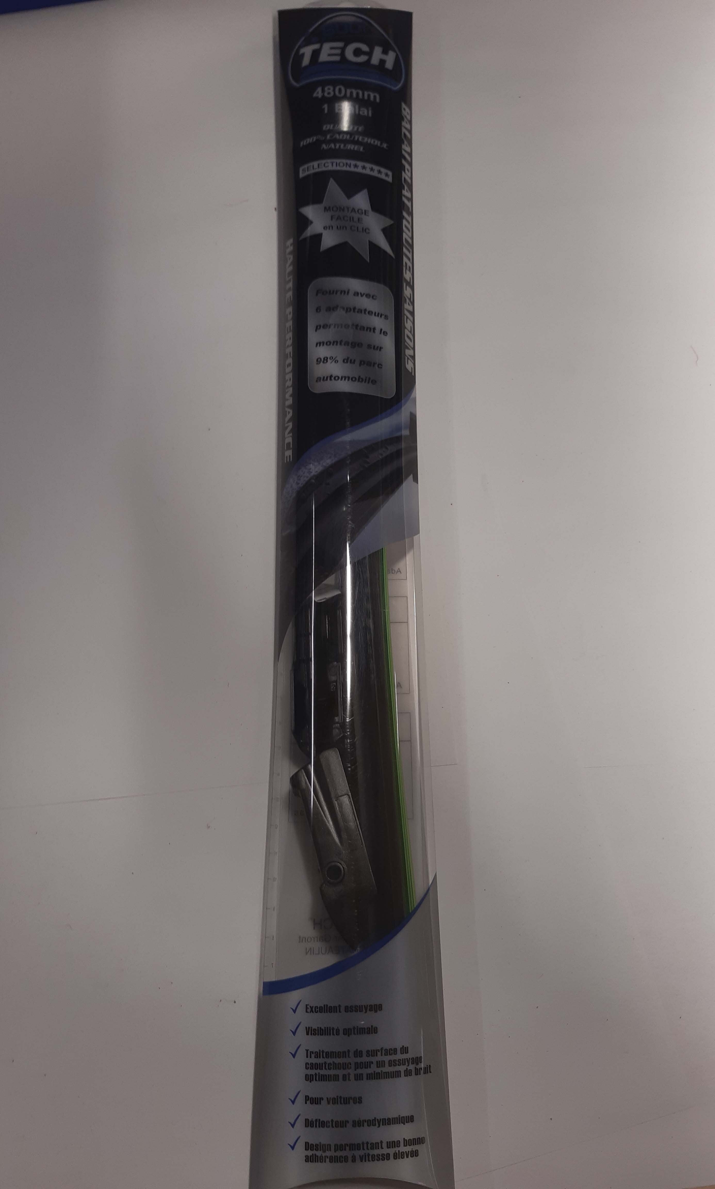 BALAI ESSUIE-GLACE AVANT PLAT 480MM AVEC - SODITECH - 17835