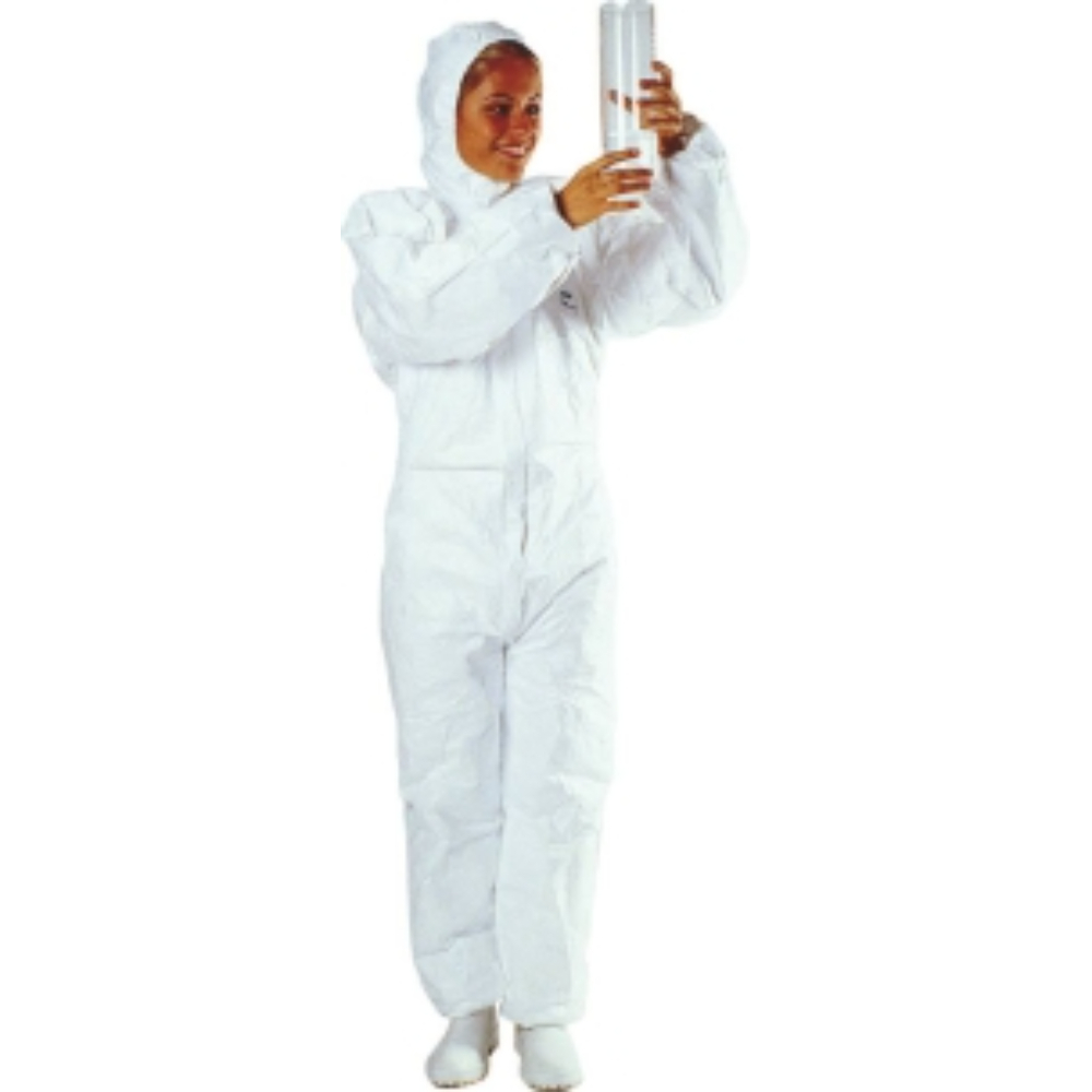 COMBINAISON DE PROTECTION JETABLE SMS AVEC CAPUCHE TYPE 5/6 60G/M² BLANCHE XXL - Neutre - 18257