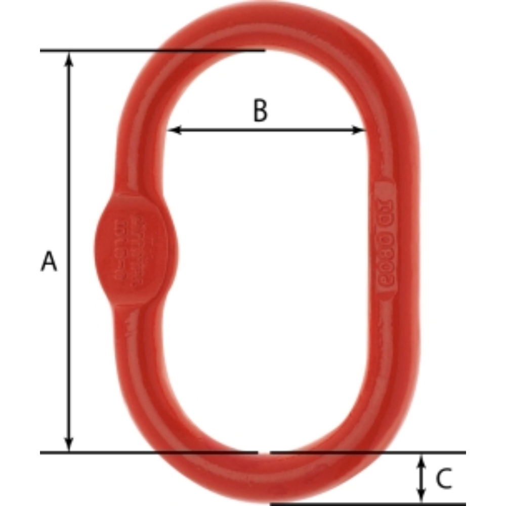 MAILLE DE TETE 3.15T CHAINE 8/10MM GRADE 80 - Neutre - 18542