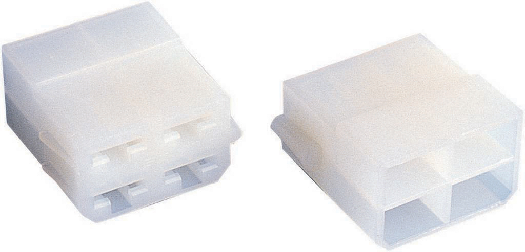 Lot de 100 boitiers unipolaires 635mm femelle nue 4 voies 138x23x24mm - 19531