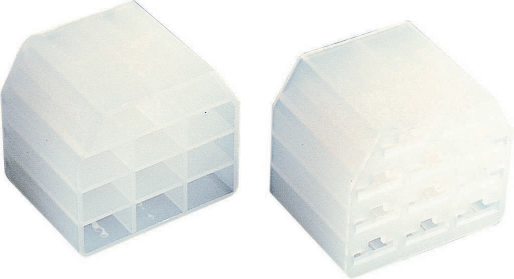 Lot de 50 boitiers unipolaires 635mm femelle nue 11 voies 262x294x23mm - 19539