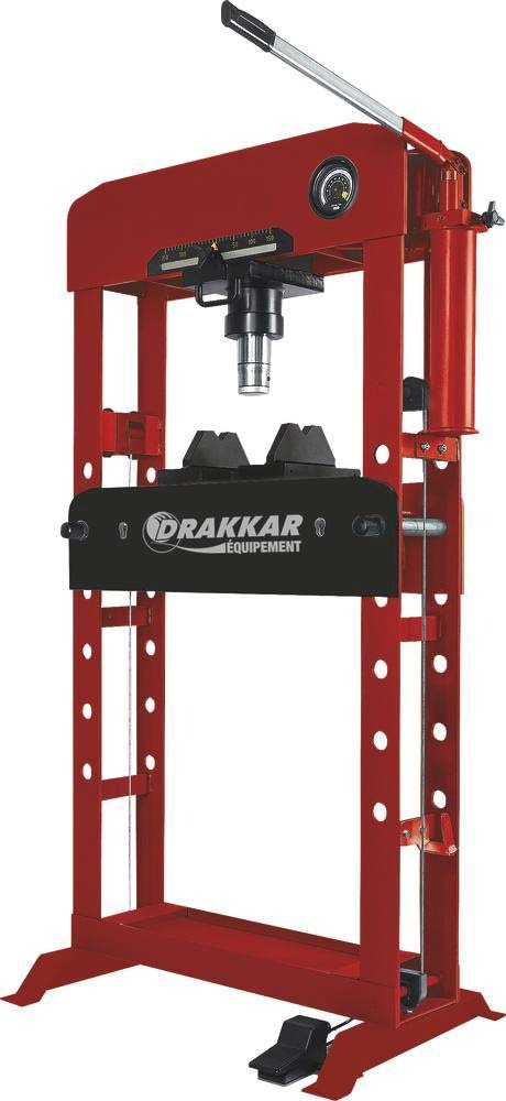 Presse d'atelier 50t pneumatique bâti soudé DRAKKAR EQUIPEMENT - 52765