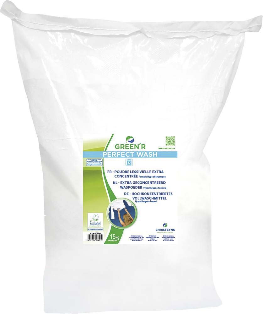 Lessive poudre green r pergect wash 15 kg CHRISTEYNS - 58030