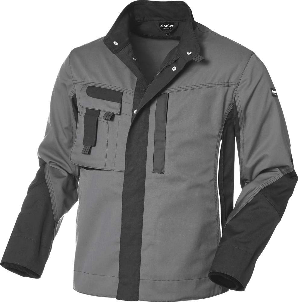 Veste de travail 285 g/m² gris/noir PIONIER - 65442