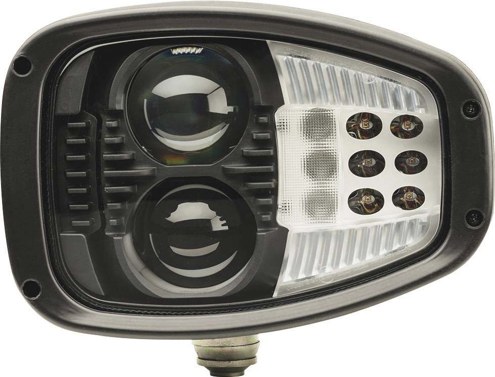 Phare avant led 12/24v 5 fonctions avec clignotant ABL - 79350