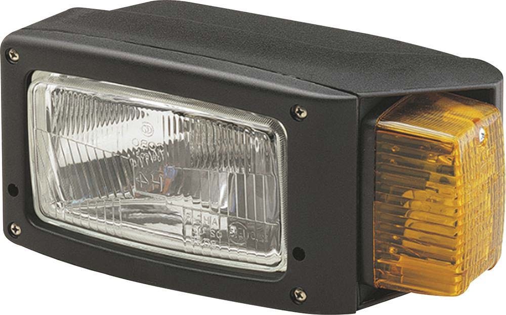 Phare avant de tracteur 3 fonctions avec clignotant fixation inférieure COBO - 79435