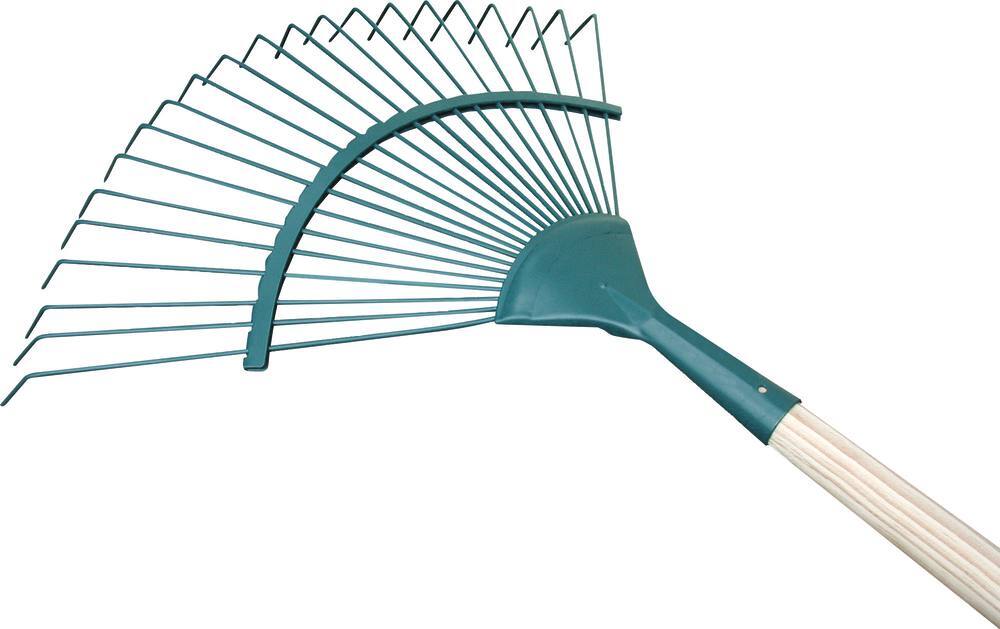Balai gazon 450mm fil rond 22 dents avec manche 150cm FORGES DE MAGNE - 83462