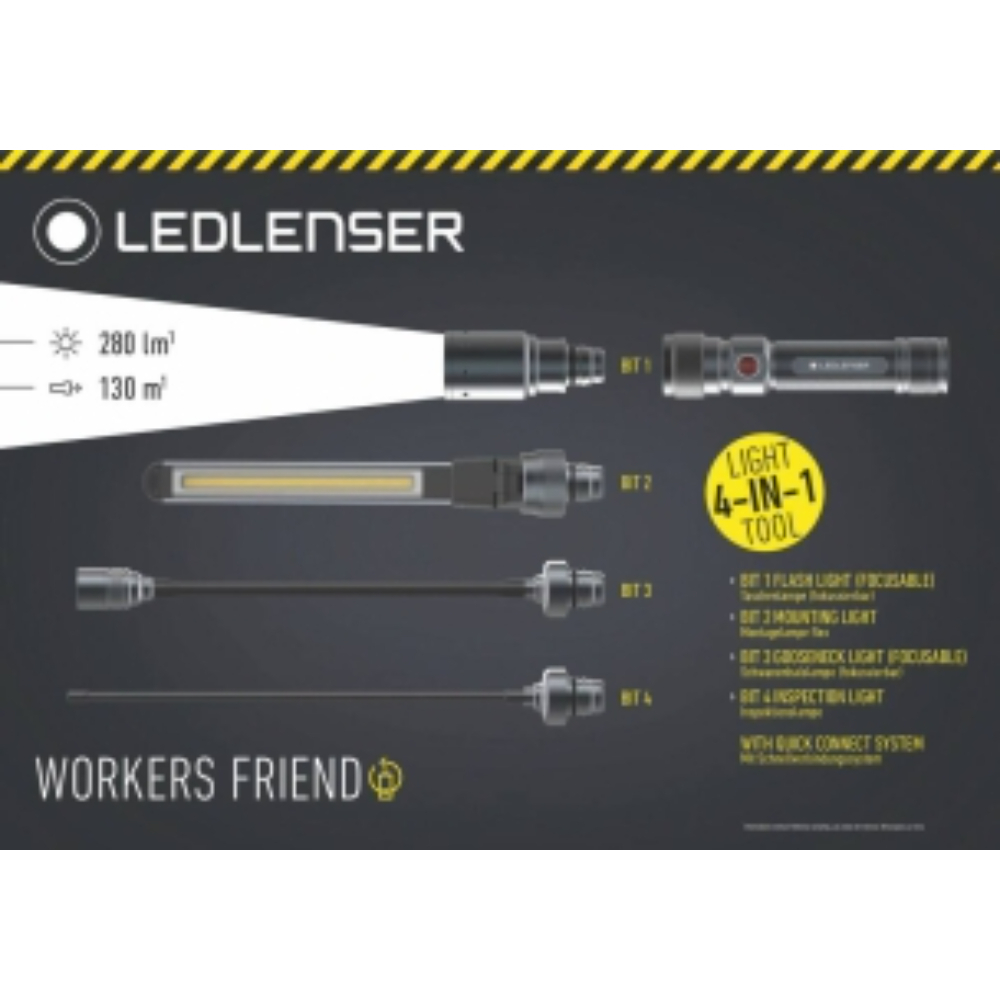 LAMPE DE POCHE WORKERS FRIEND - LEDLENSER - LL502136