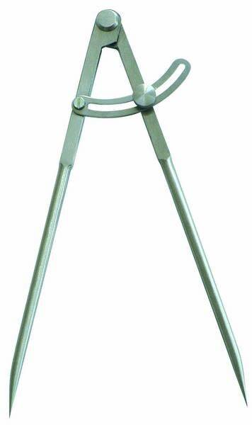 COMPAS A CHARNIERE A POINTES 1/4 CERCLE 310MM (POLI) TALIAPLAST - 402534
