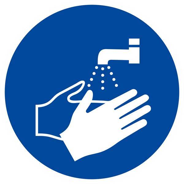 Panneau rigide LAVAGE DES MAINS OBLIGATOIRE D.300mm TALIAPLAST - 622538