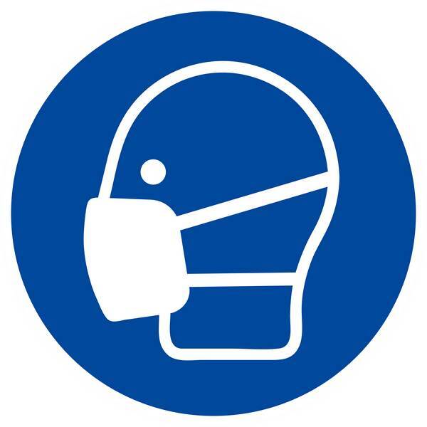 Panneau rigide MASQUE OBLIGATOIRE D.300mm TALIAPLAST - 622550