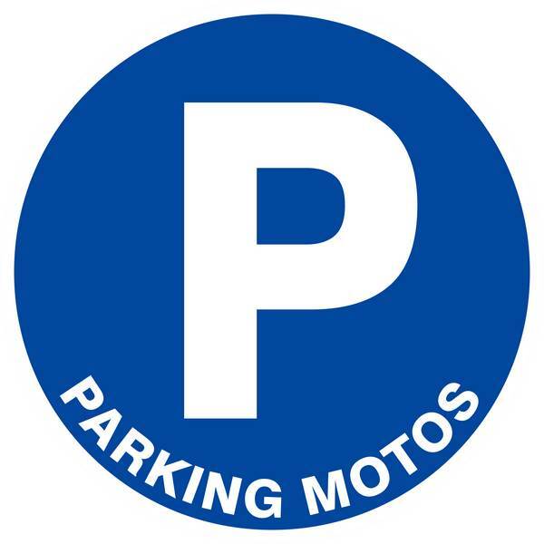 Panneau rigide PARKING MOTOS D.420mm TALIAPLAST - 623576