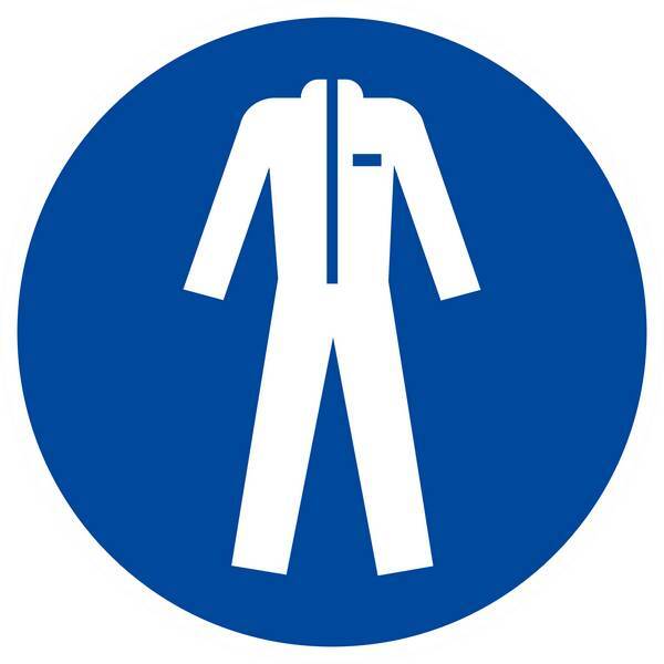 Panneau rigide VETEMENTS DE PROTECTION OBLIGATOIRES Ø180MM TALIAPLAST - 627516