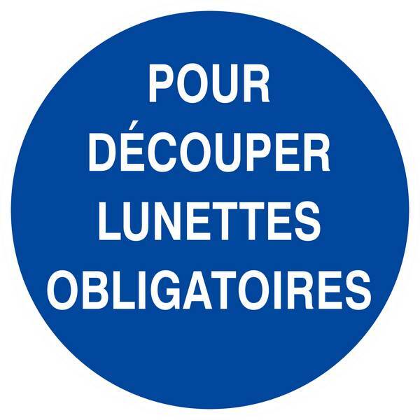 Panneau rigide POUR DECOUPER LUNETTES OBLIGATOIRES Ø180MM TALIAPLAST - 627534