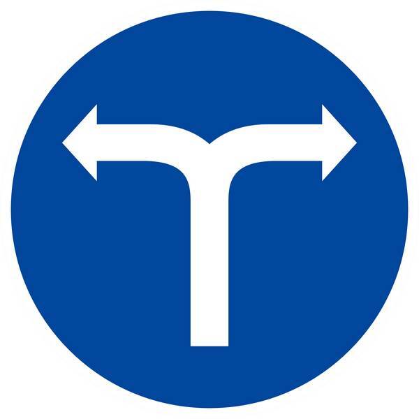 Panneau rigide VIRAGE A DROITE OU A GAUCHE Ø180MM TALIAPLAST - 627581