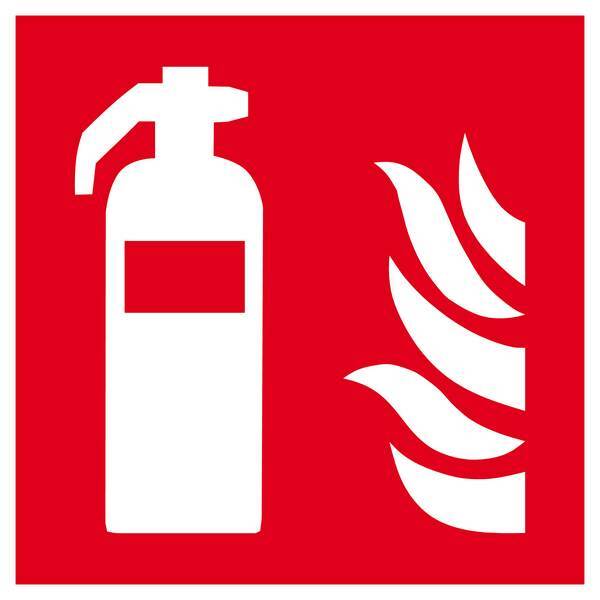 PANNEAU EXTINCTEUR D'INCENDIE 200X200MM TALIAPLAST - 628101