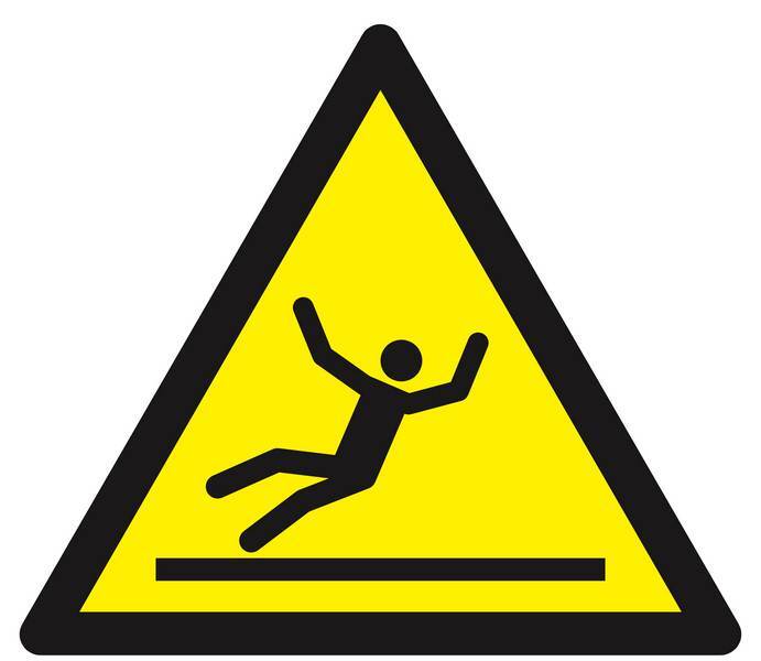 Panneau rigide DANGER, SURFACE GLISSANTE 300X300X300MM TALIAPLAST - 629353