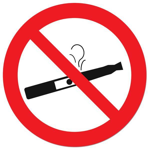 PANNEAU VAPOTAGE INTERDIT Ø300MM TALIAPLAST - 722309