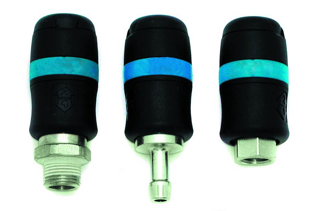 COUPLEUR RAPIDE SECURITE FILETE MALE 1/4' SAM OUTILLAGE - 19082S