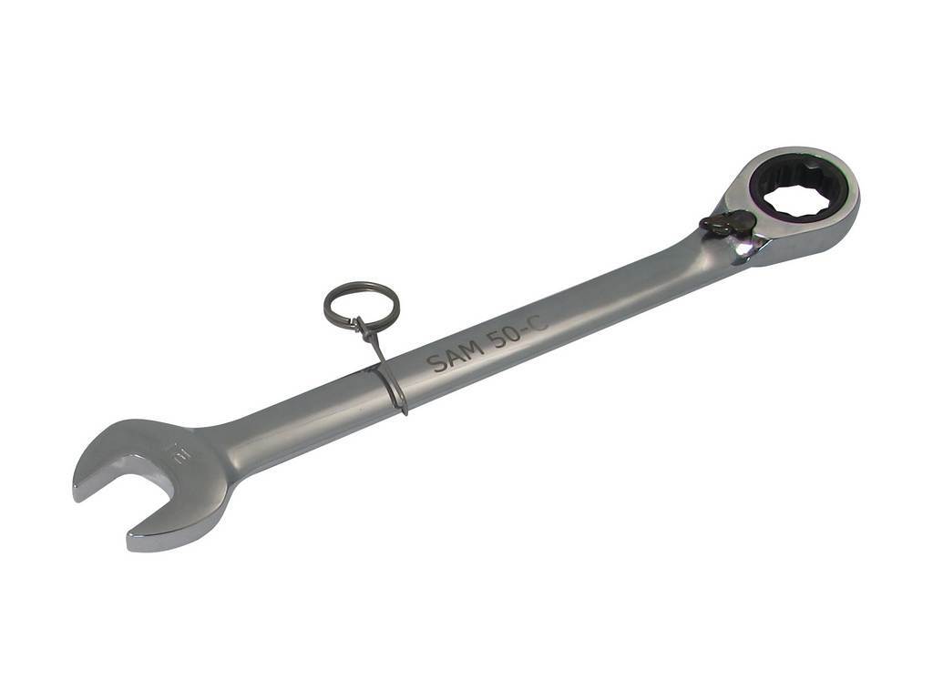 CLE MIXTE A CLIQUET 30 MM SAM OUTILLAGE - 50C30FME