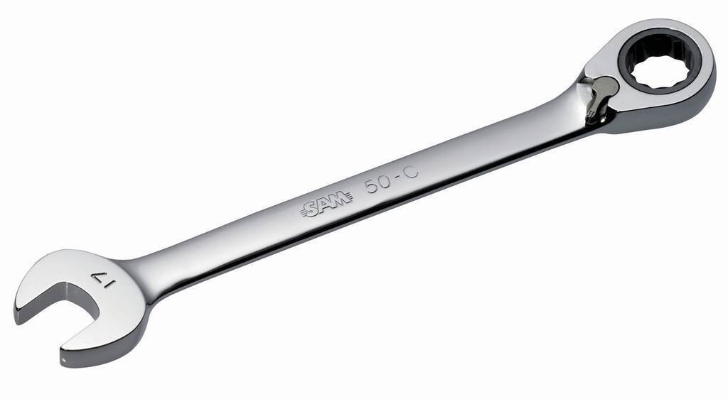 CLE MIXTE A CLIQUET 30 MM SAM OUTILLAGE - 50C30