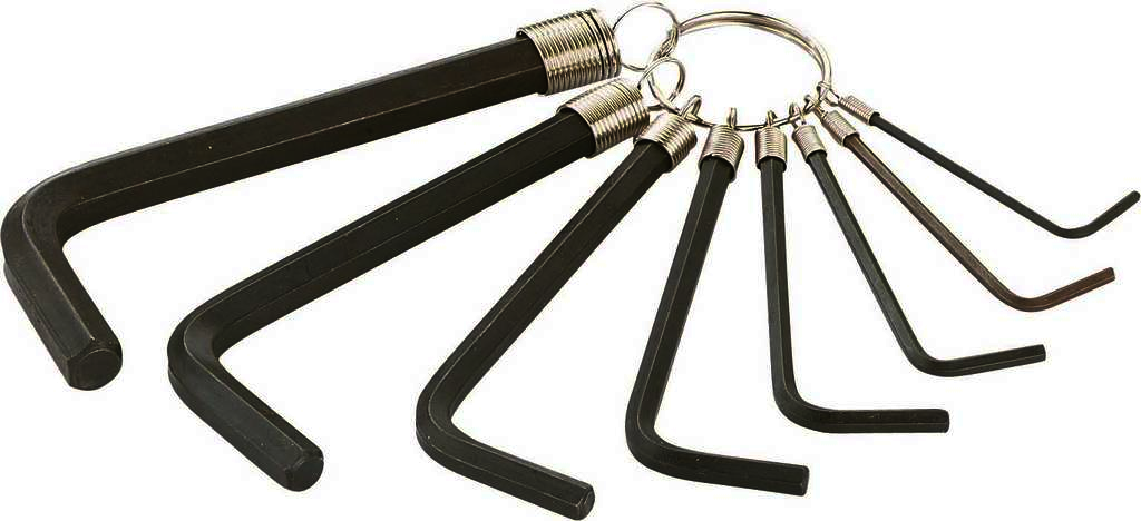 ANNEAU 8 CLES MALES COUDEES COURTES SAM OUTILLAGE - 62AN82
